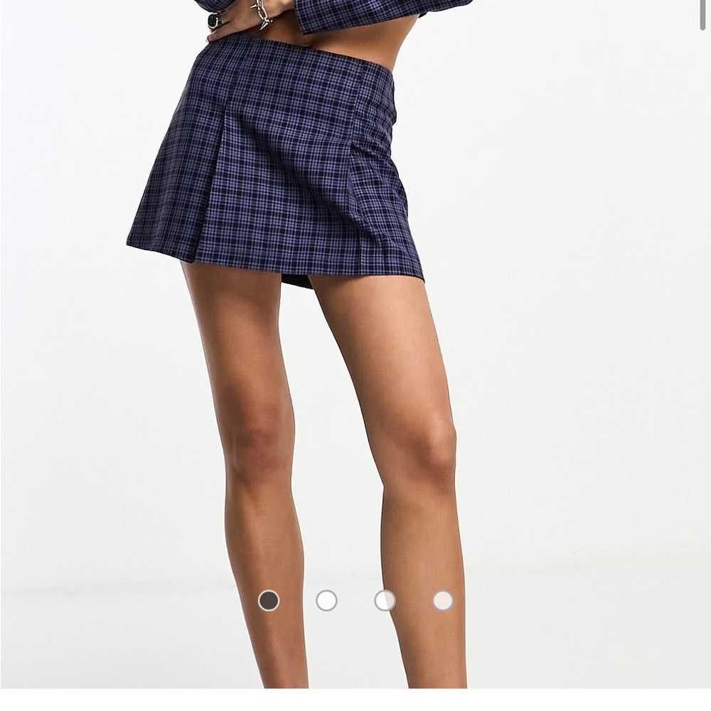 ASOS Plaid Mini Skirt